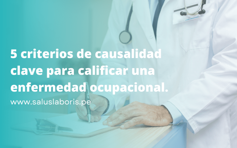 criterios para determinar una enfermedad ocupacional Enfermedades ocupacionales. Salud ocupacional. Minería. Exámenes médicos ocupacionales. Examen ocupacional en Chiclayo